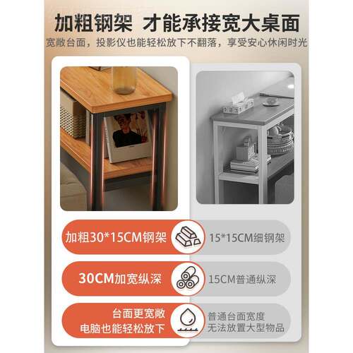 沙发后物架床边柜床墙头床MWZ尾收床置缝窄缝纳柜靠客厅家用长条