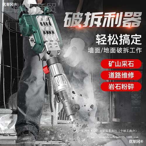其德硕1019395大电镐功率工业级混凝拆墙打大水泥路破土拆65重型