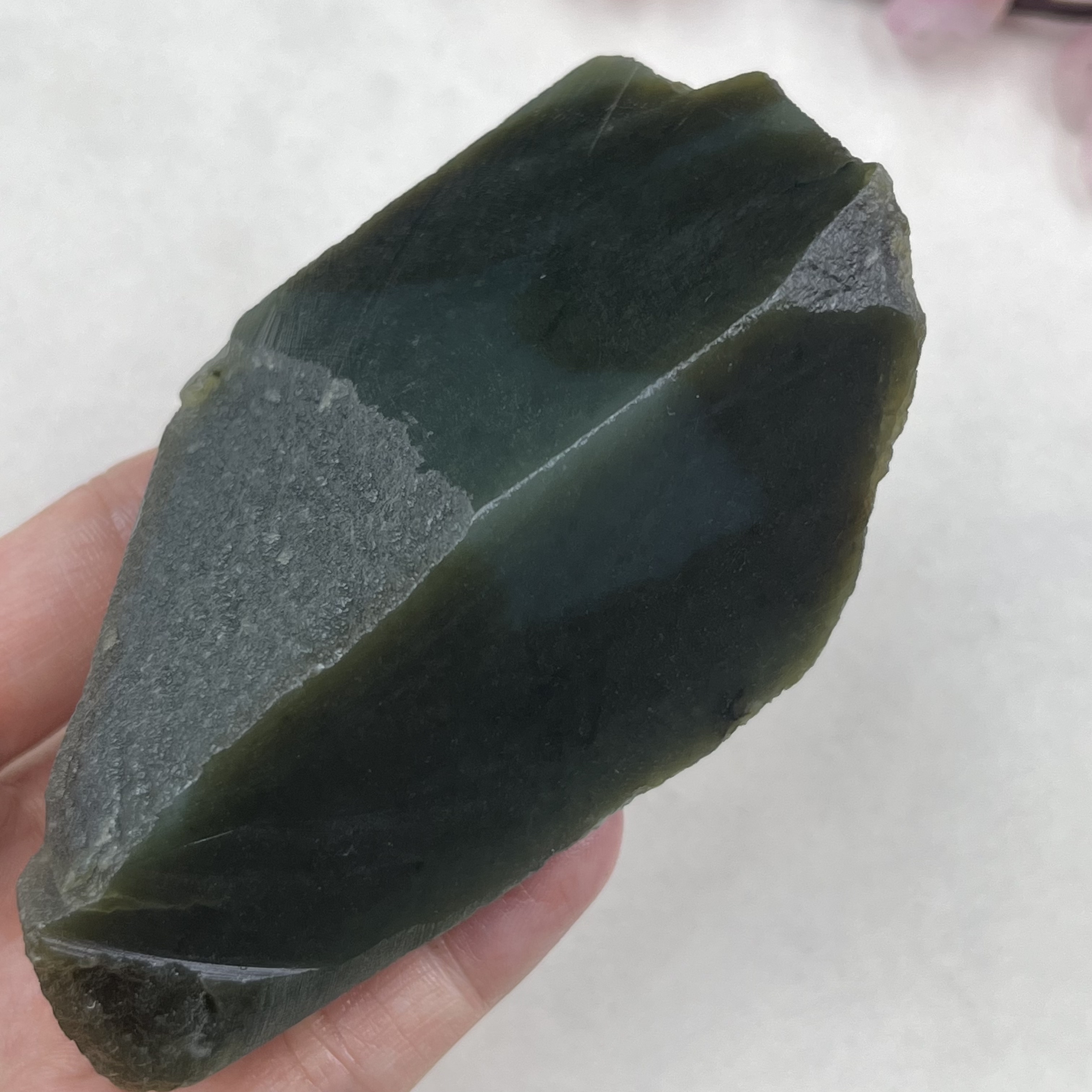新疆和田玉糖青玉且末把件边角料玉石料DIY吊坠下脚料包邮202克t