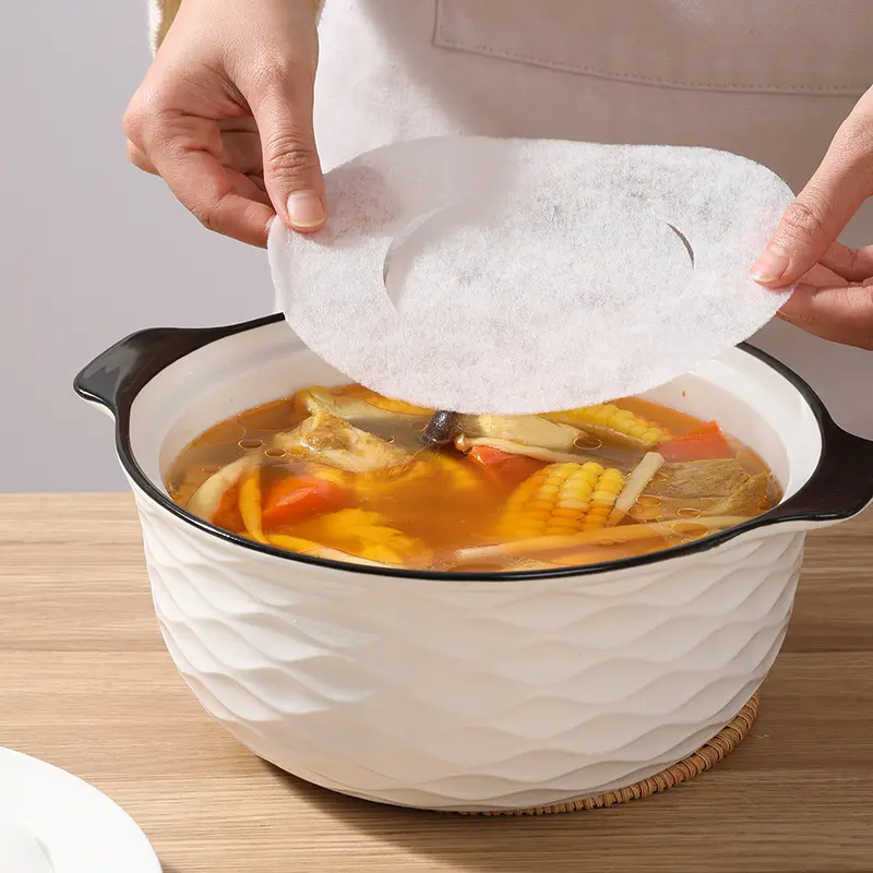 厚净吸油纸40张入食品级食物专用煲汤炖煮油炸喝汤滤油纸