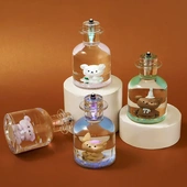 摆件塑料工艺品 卡通入油液体流沙油滴灯光款 创意个性 新款