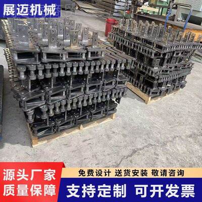 不距锈钢链条大节异弯板条刮板机板式链GPO链条重型工业链型条