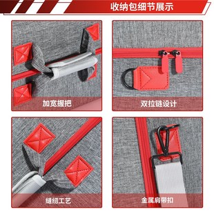 索尼PS5收纳包PS5游戏主机全套收纳盒硬壳免拆底座手提防水便携包