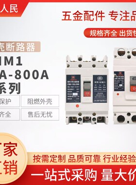 上海人民塑壳断路器RNM1100A250A400A350A400A630A800A三相CDM1