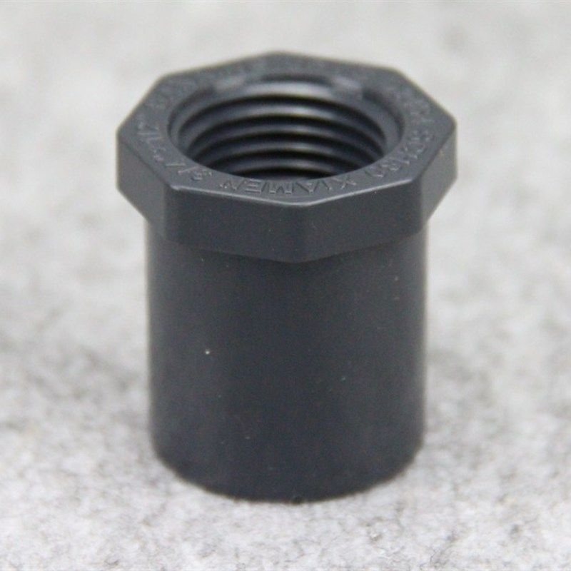 美标三厘UPVC水管管件ANSI SCH80塑料水管配件 带牙补心 内牙补心图片