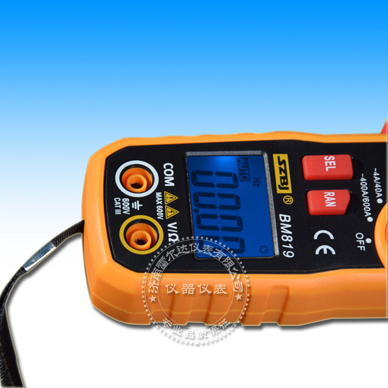 滨江仪表数字钳形表BM818/BM819高精度多功能数显电流表 自动量程