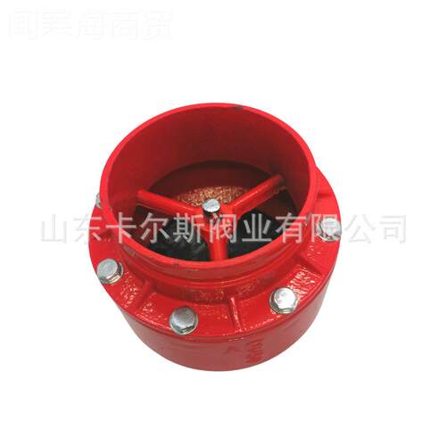 球墨铸铁QHT沟槽声止回阀 消防卡C箍式消止回阀H81X-1 6Q