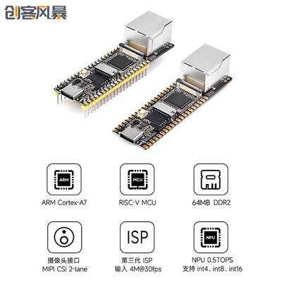 Luckfox Pico Plus幸狐RV1103 Linux开发板Cortex-A7带网口TYPE-C