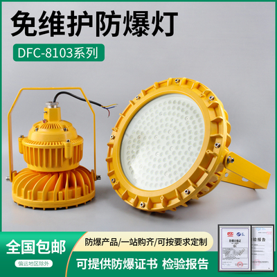 LED免维护加油站防爆灯罩DFC8103棚灯油墨坊油漆房仓库泛光灯