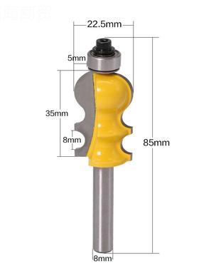 柄高档扶滴8珠手VOR刀线条刀木刻工铣刀木工雕机铣刀木工刀