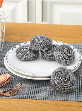 大号LKA丝球不钢清洁丝球不掉家用铁丝球厨房锈刷锅带手柄钢洗碗