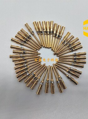HARTING重载连接器 09150006121 10A冷压镀金公针 1.5mm 哈丁针