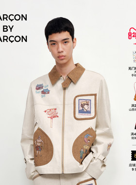 【明星同款】GARCON BY GARCON 25秋冬 HOME SWEET HOME 刺绣夹克