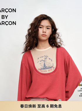 GARCON BY GARCON 26春夏 Dream Boat 假两件长袖T恤