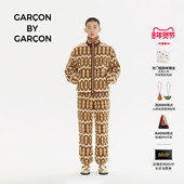 秋冬经典 GARCON 神殿环绕拱门羊羔绒提花外套