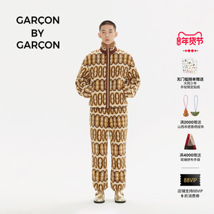 GARCON BY GARCON 秋冬经典神殿环绕拱门羊羔绒提花外套