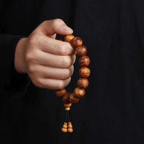 崖柏手串真品男太行山天然满瘤疤收藏级文玩高端陈化老料盘玩佛珠