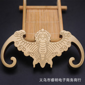 黄铜拉丝封釉蝙蝠镇尺镇纸文房四宝书房画室铜摆件创意小礼品福到