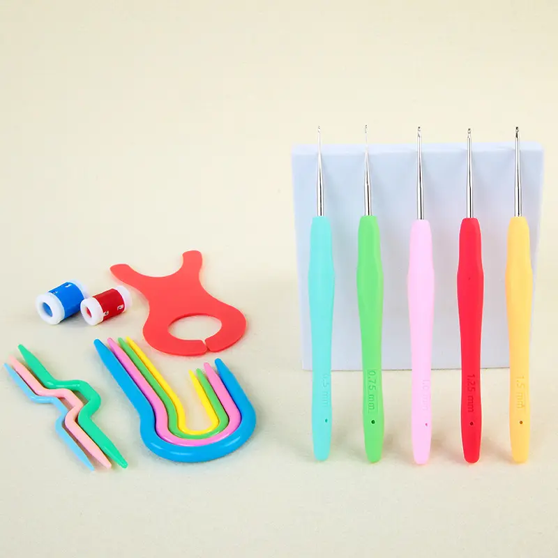 钩针编织工具手工编织针线包含毛线工具收纳包钩针套装