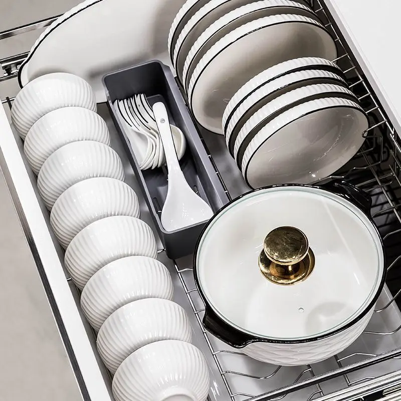 碗碟套装家用山田竖纹陶瓷餐具网红釉下彩碗碟盘套装家用碗筷礼品