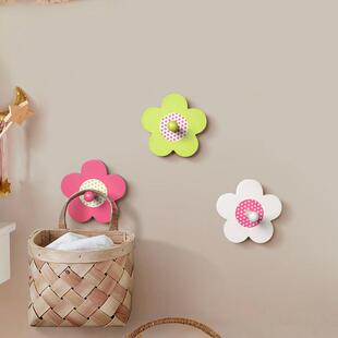 儿童挂钩免打孔门后玄关创意可爱墙上女孩房样板间墙面装饰挂衣钩