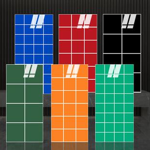 彷瓷砖墙贴自粘格子彩色方块化妆室奶茶店厨房墙面装饰板防水贴纸