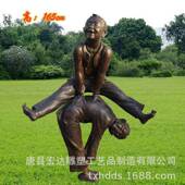 铸铜人物雕塑景观小品摆件铜雕民俗风景区商业步行街情景雕塑摆件