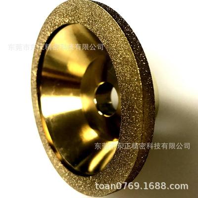 电铸钻石砂轮碗形金刚石杯型镀金色涂层100#150#200#320#400#600#