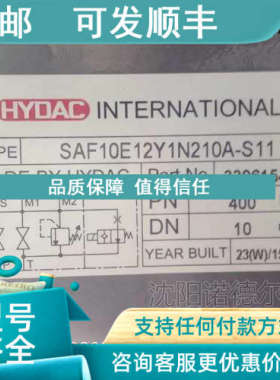 议价HYDAC贺德S10E12Y1N100A-S1A2蓄能器调F节默认项阀克 阀