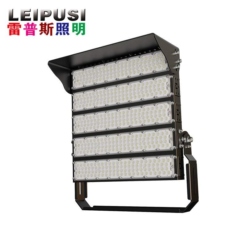 led模组投光灯1000w2000W大功率户外体育场鳍片高杆灯球场灯