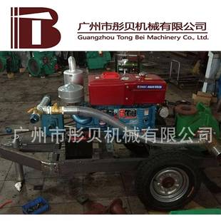 卧式吸沙泵车柴油机抽沙泵泥砂泵小型河道吸砂泵泥浆泵卧式