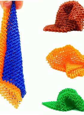 3D打印锁子甲塑料工艺品模型玩具摆件百变锁子甲创意装饰桌面摆件