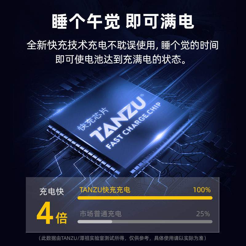 潭祖锂电电锯充电手提式家用小型伐木锯电动无线电链锯砍树修直销