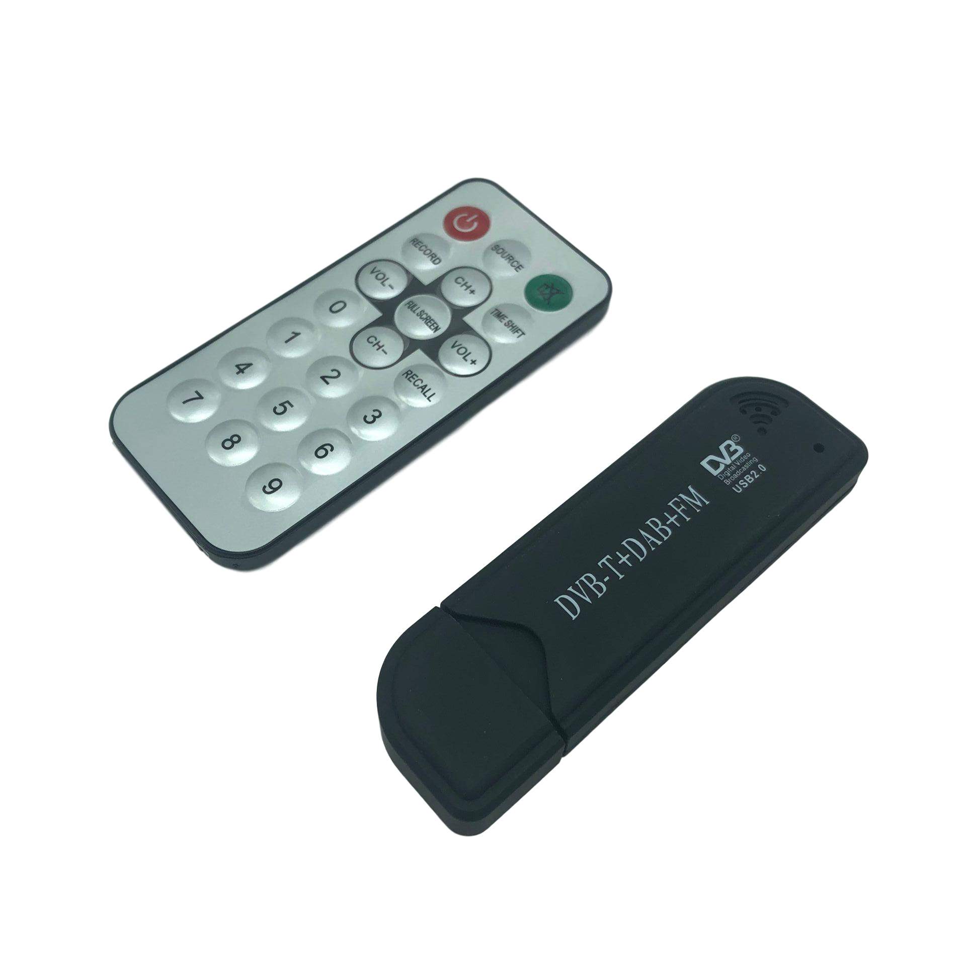 sdr接收机 RTL2832U USB DVB-T FM SDR 无线电 带遥控