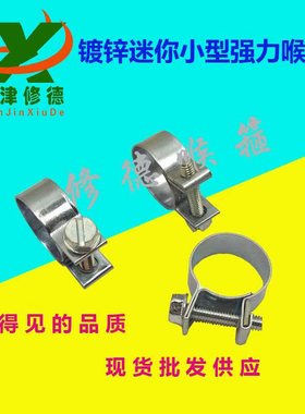 迷你强力喉箍/小型加强卡箍/汽车fsae油管油路专用喉箍/管箍/抱箍