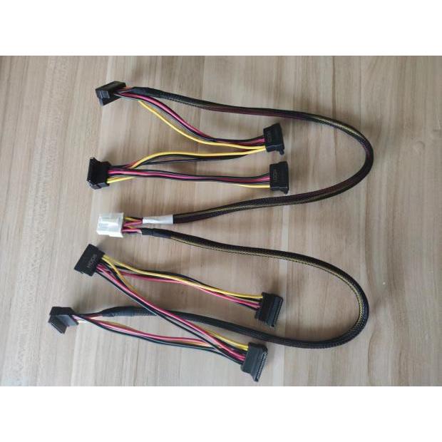 浪潮NF5270M5 5212M4 NF系列服务器8P转8个SATA硬盘背板供电源线