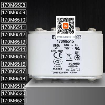 保险170M6508 6509 170M6510 6511 170M6512 6513 170M6514熔断器