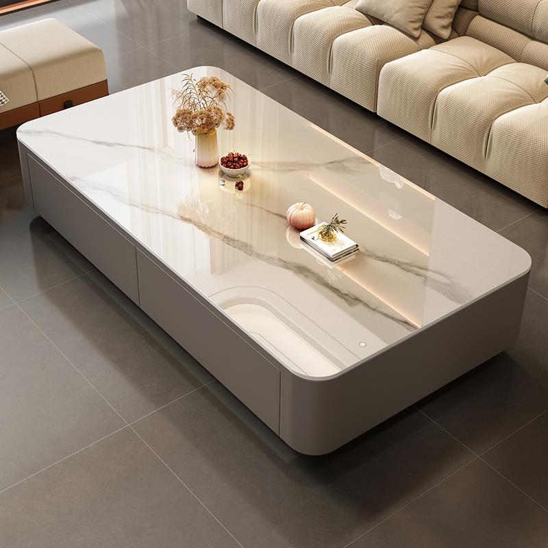 茶几客厅家用2025新款茶台轻奢现代简约茶桌小户型落地电视柜组合