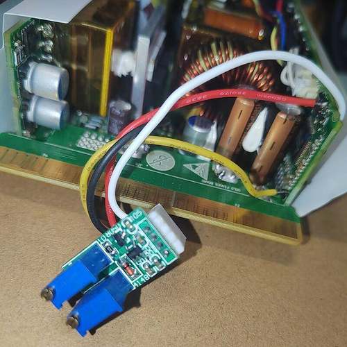 伺服器EpW750-12A改装可调电源小板可调电压电流可做电源和充电器