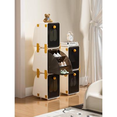 儿童鞋盒宝宝鞋子收纳神器省空间存放盒透明分层式防尘鞋柜整理箱