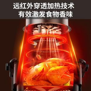monda蒙达空气炸锅多功能家用8L大容量无油烟可视电炸锅智能新品