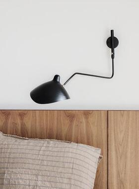 北欧Serge Mouille个性张牙舞爪客厅长臂灯卧室床头餐厅摇摆壁灯