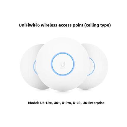 U6-Enterprise/U6-Pro/U6-LR/U6+ WiFi6吸顶AP双频5G无线漫游UBNT