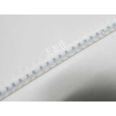 20个 日本 RN412ESTTE1503F50 150K 1% 1/4W 0204 色环晶圆电阻