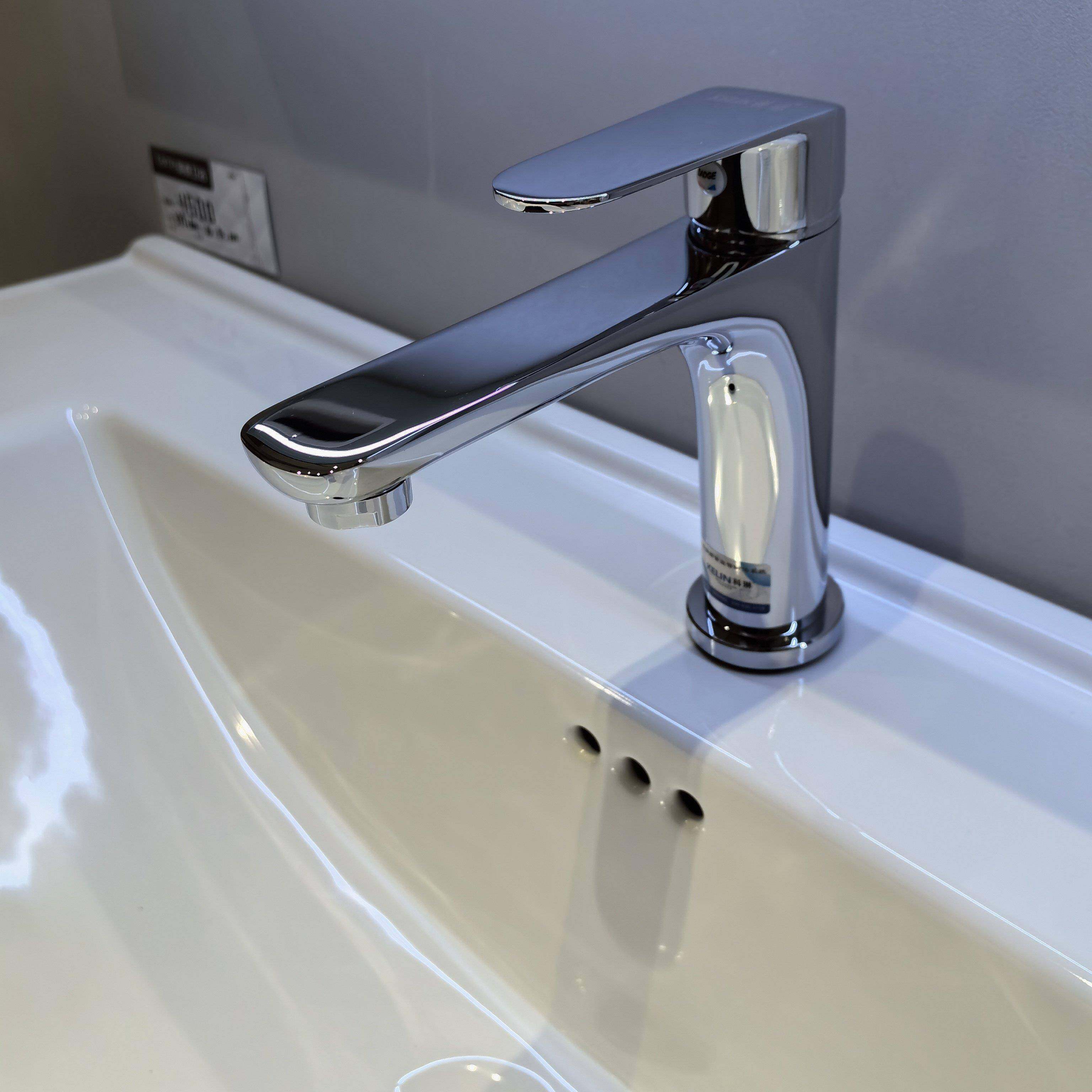 洗手盆冷热水龙头全铜单孔浴室柜卫生间冷热混水阀洗脸盆面盆龙头,家装主材,面盆龙头,淘宝优惠券,粉丝福利购,淘宝优惠卷