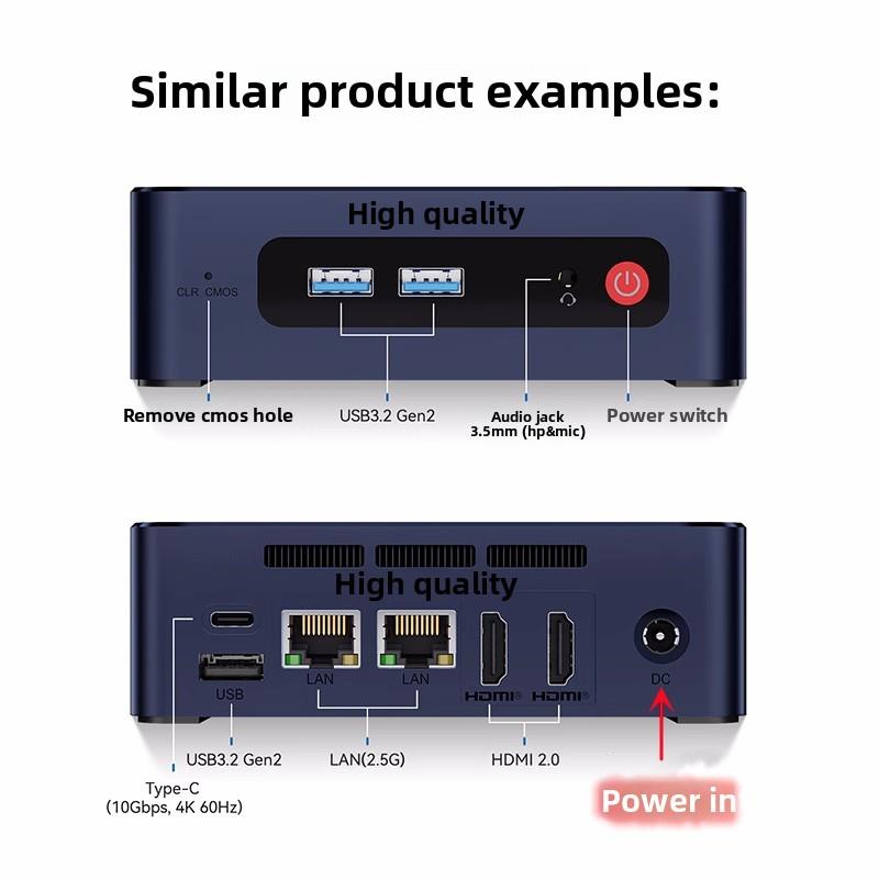 迷你电脑主机千兆软路由专用电源适配器12V2A 3A 4A 5A 6A充电电缆