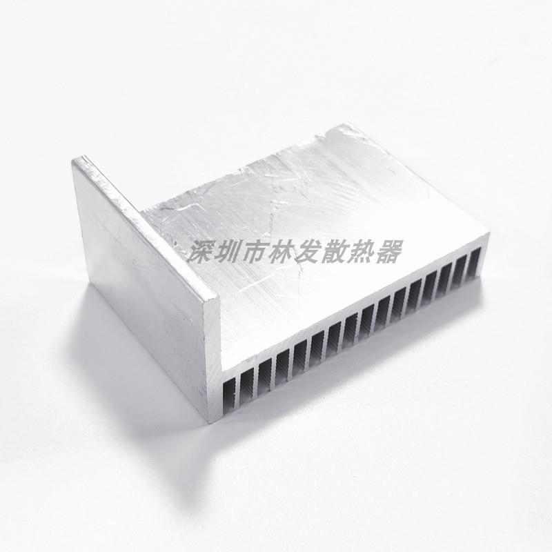 纯铝制散热片75.5*35-50--118MM铝器 多排三极管散热片 MOS散热片
