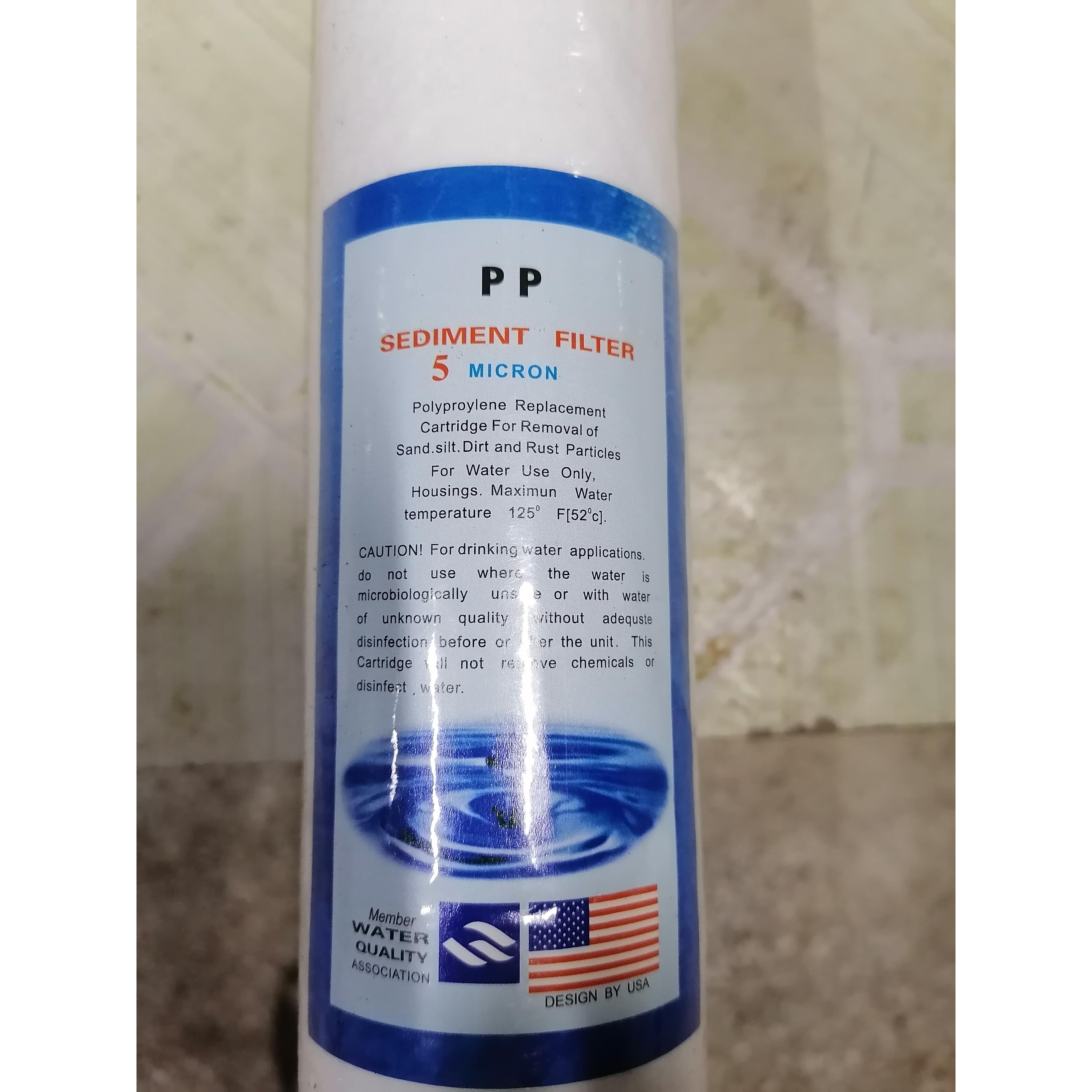 51cm净水机PP棉滤芯20寸PPSEDIMENT 5MICRON直径6cm长508mm过滤芯