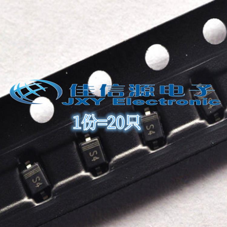 肖特基二极管 1N5819 B5819WS SL/S4丝印 SOD323 0805（发20只）