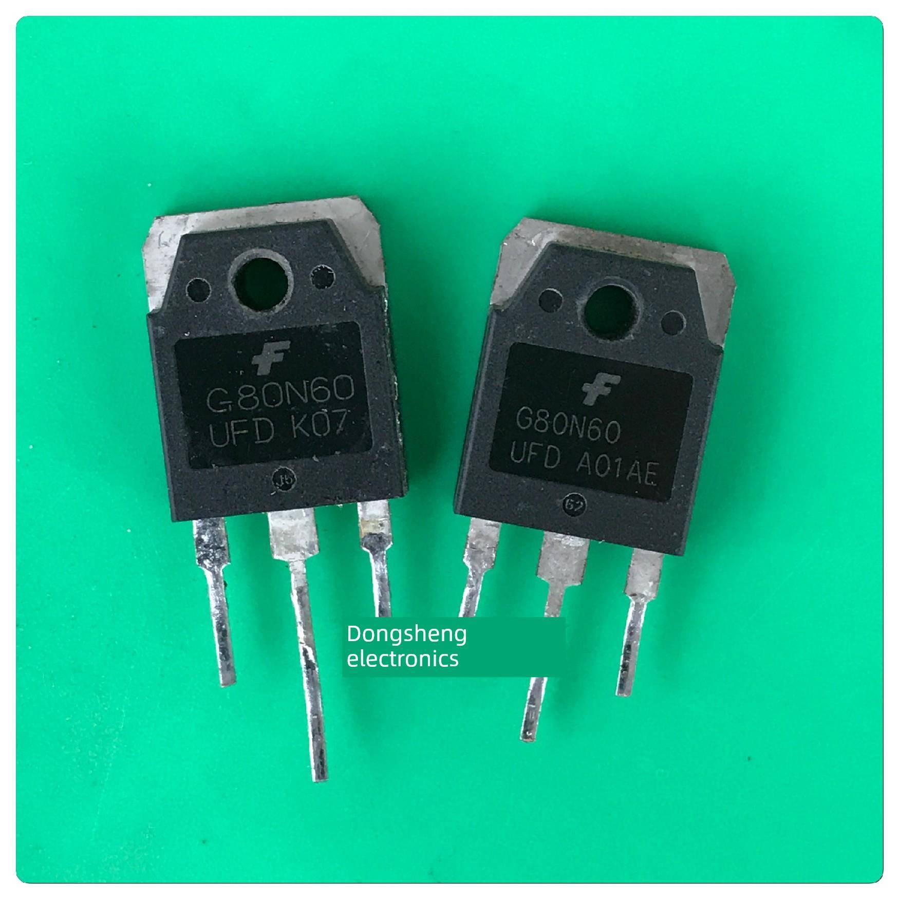 G80N60UFD 原装进口拆机 600V 80A 带保护内阻 IGBT功率管 大芯片